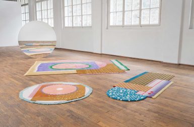 Studio Komplett Takes Art to the Floor With Their Colorful Overlay Carpets